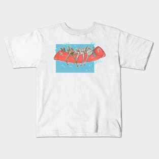 cat summer Kids T-Shirt